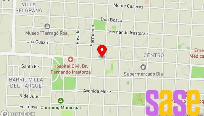 mapa de Informática Curuzú Tienda de informática, Servicio de reparación de ordenadores, Proveedor de servicios de Internet, Proveedor de sistemas de seguridad en Curuzú Cuatiá