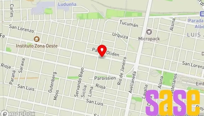 mapa de Informática JONES Tienda de informática en Rosario