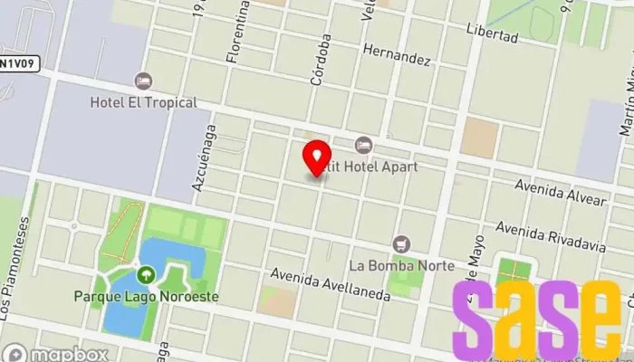 mapa de Ingeniería Eléctrica Bernardi- Proyectos eléctricos- Servicio técnico Flygt y Czerweny. Tienda de motores eléctricos, Servicio de instalación eléctrica, Taller de reparaciones eléctricas en Marcos Juárez