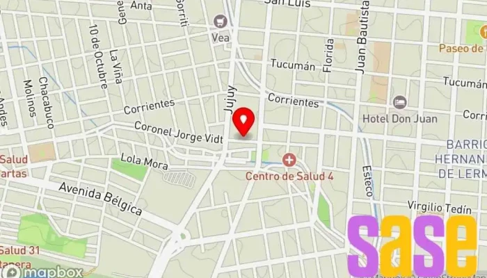 mapa de Ingenieria Electrica Salta Servicio de instalación eléctrica en Salta