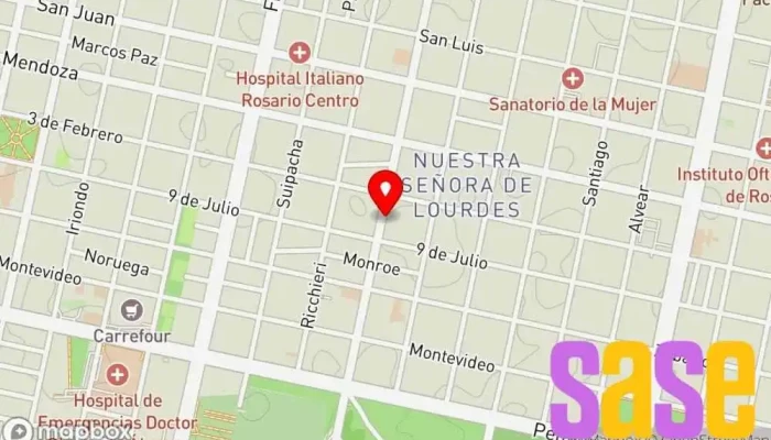 mapa de Ingeniería Eléctrica SRL Ingeniero, Asesor en ingeniería en Rosario