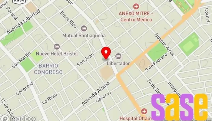 mapa de Innova Iluminación Led Tienda de iluminación en Santiago del Estero
