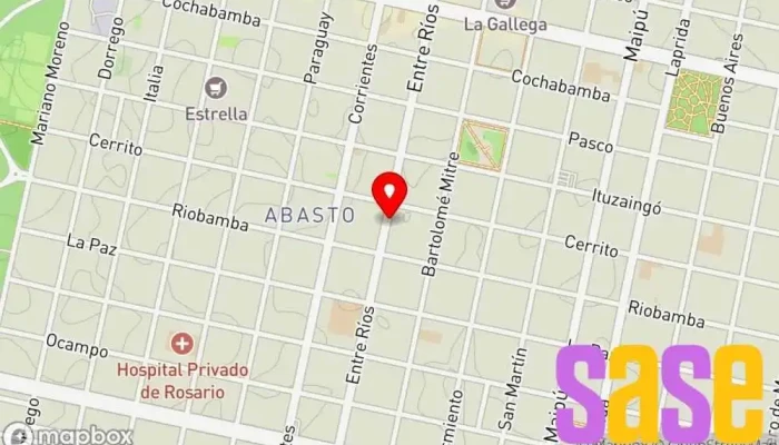 mapa de Instituto Tecnico Avanzado 