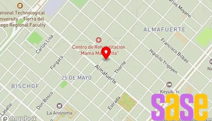 mapa de Instrumental Rio Grande Tienda de música en Río Grande