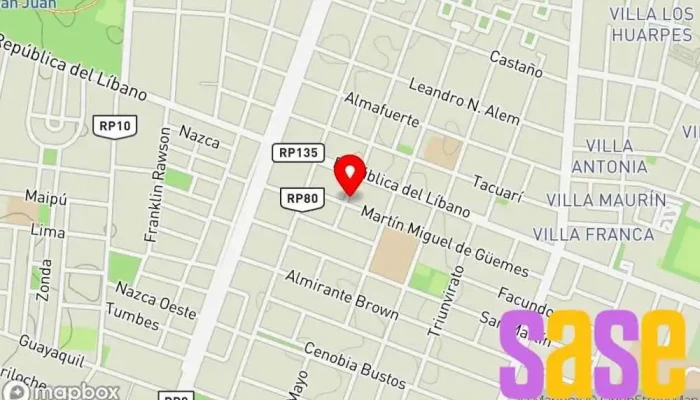 mapa de Insumos Y Computacion Rawson Tienda de informática en Rawson