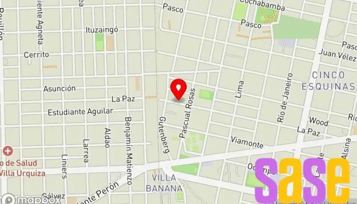 mapa de Interelectricidad  en Rosario