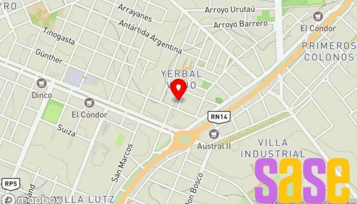 mapa de INVERTER ELECTRONICA SERVICES Laboratorio en Oberá