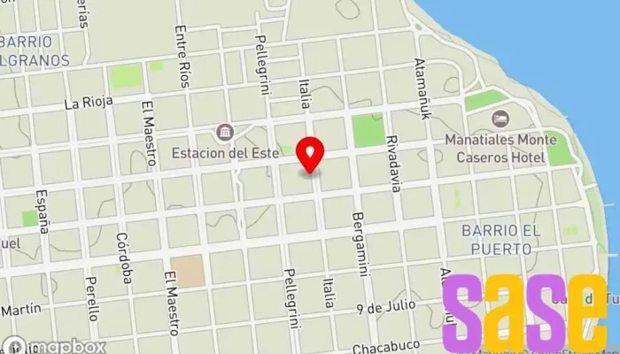 mapa de Italia Materiales Eléctricos Tienda de iluminación en Monte Caseros