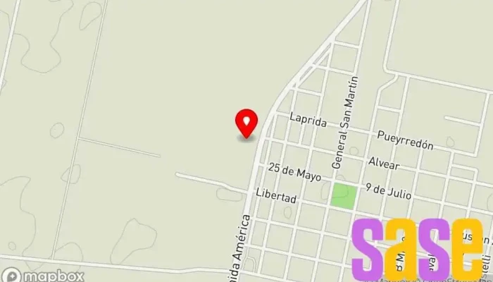mapa de ITC Suc. Villa Ascasubi Proveedor de servicios de Internet, Televisión de circuito cerrado, Proveedor de servicios de telecomunicaciones, Cadena de televisión en Villa Ascasubi