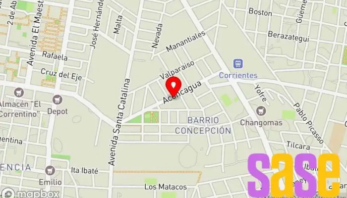 mapa de Jahve electricidad Electricista en Corrientes
