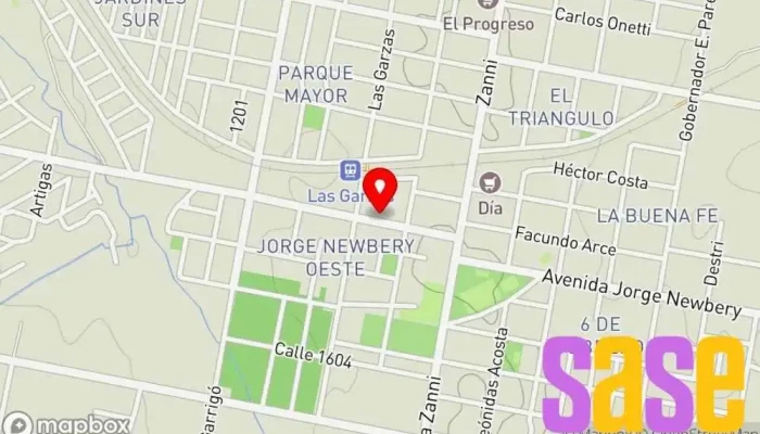 mapa de JECH Electronics Servicio de reparación de televisores en Paraná