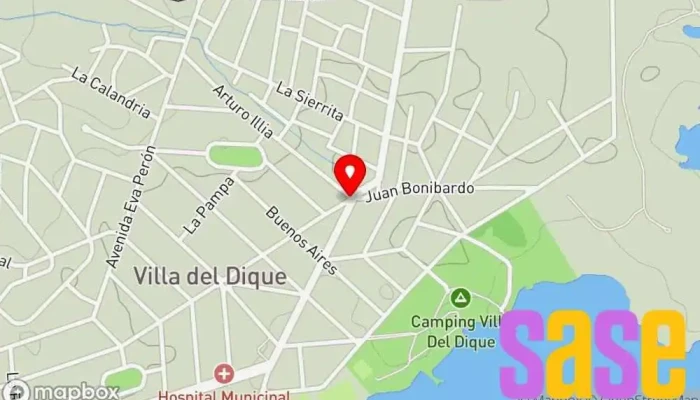 mapa de JF Servicios Eléctricos Electricista en Villa del Dique