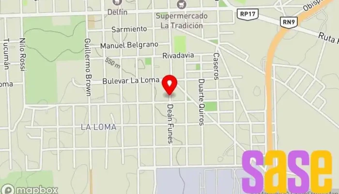 mapa de JL SERVICIOS Electricista en Villa del Totoral