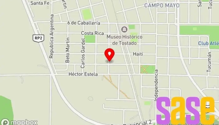 mapa de JM Electronica  en Tostado