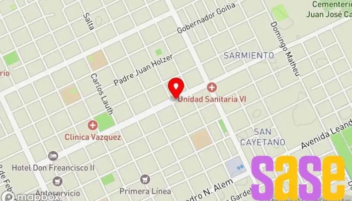 mapa de J.M.2 Electricidad Comercio en Juan José Castelli