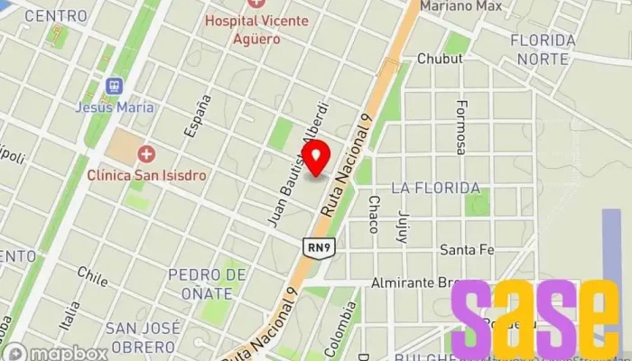 mapa de Jonathan Electricista ( Jesús María -Colonia Caroya) Electricista en Jesus María