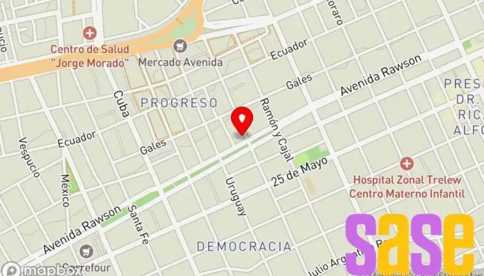 mapa de Jones Trelew Electronica Tienda de electrónica en Trelew