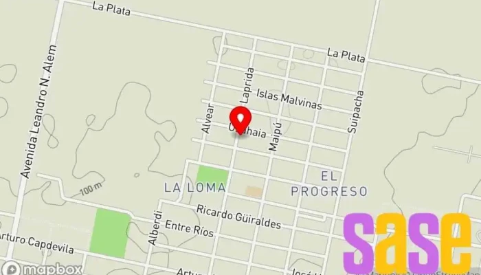 mapa de Jorge Luis Mendoza  en Cañada de Gomez