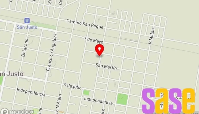 mapa de JP Electrónica  en San Justo
