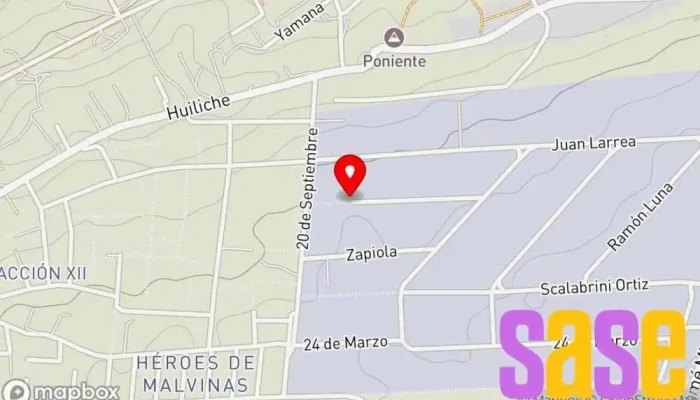 mapa de JP Servicios Eléctricos Electricista en Caleta Olivia