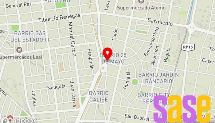 mapa de KVA Argentina S.A. Tienda de iluminación en Godoy Cruz