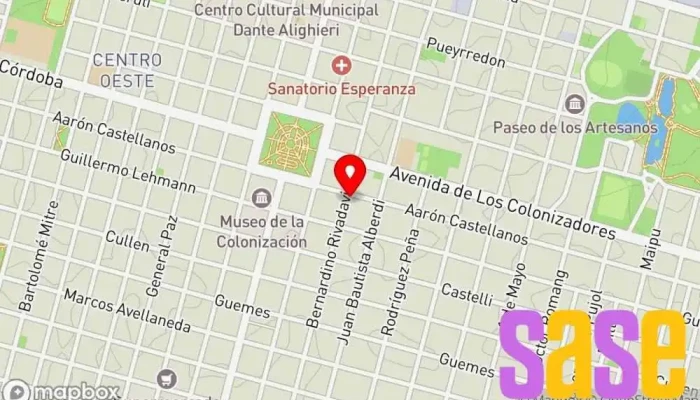 mapa de La Casa del Electricista Ferretería en Esperanza