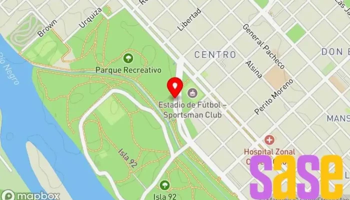 mapa de La Costa Parque en Choele-choel