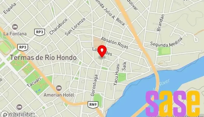 mapa de La Gorostiaga Electricidad Compañía eléctrica en Termas de Río Hondo