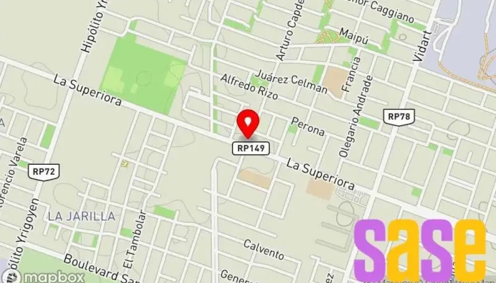 mapa de L.A parlantes y accesorios led Tienda de electrónica en Rawson