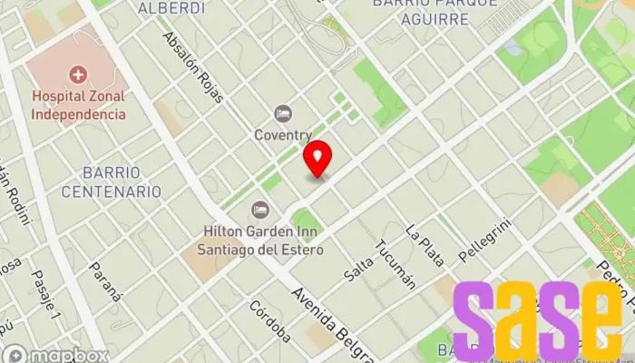 mapa de La Show Digital Emisora de radio en Santiago del Estero