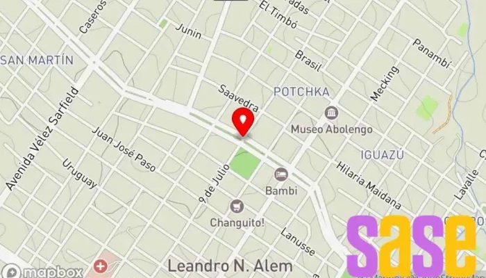 mapa de Leandro N. Alem  en Leandro N. Alem