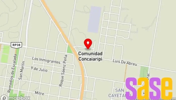 mapa de LEONARDO AMIONE SERVICIOS ELECTRICOS CALCHAQUI Electricista en Vera