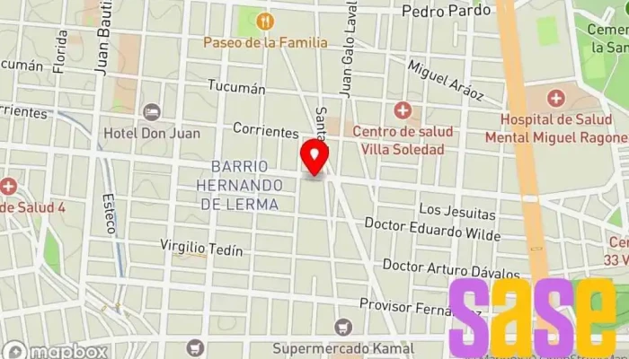 mapa de Leselec Taller de reparación de motores eléctricos, Tienda de motores eléctricos, Tienda de electricidad en Salta