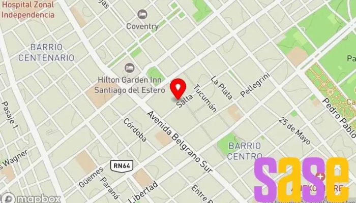 mapa de Líneas Eléctricas Tienda de electrónica, Empresa constructora, Tienda de muebles, Tienda de iluminación en Santiago del Estero