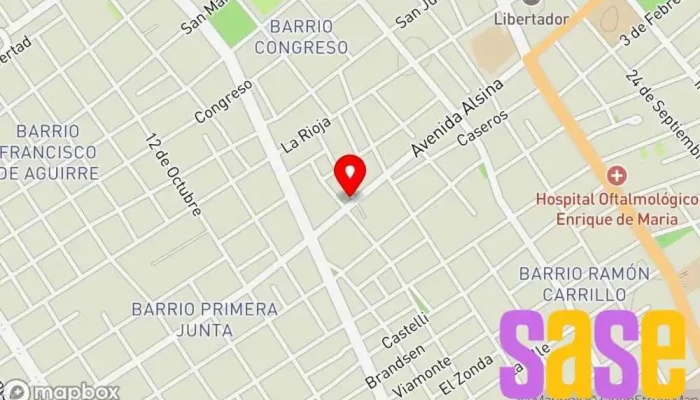 mapa de Lineas Electricas S.A. Tienda de iluminación en Santiago del Estero