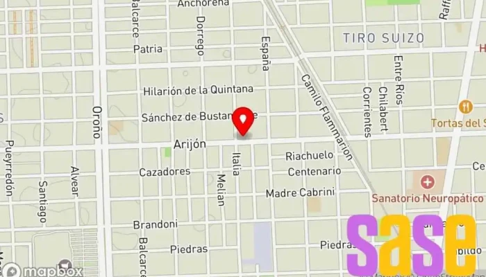 mapa de LIVIERI Electricidad e Iluminación Tienda de electricidad en Rosario