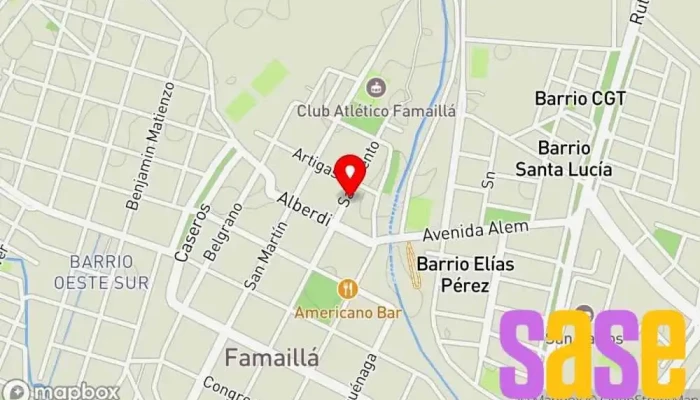 mapa de LRK799 Radio Famaillá Emisora de radio en Famaillá