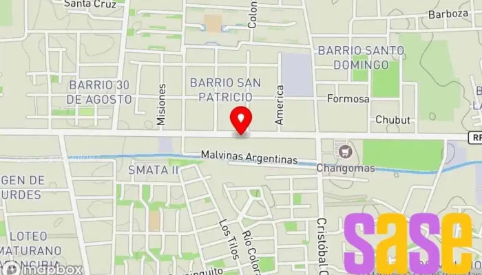 mapa de LS Electricidad Tienda de iluminación, Electricista, Cuarto de herramientas en Chimbas