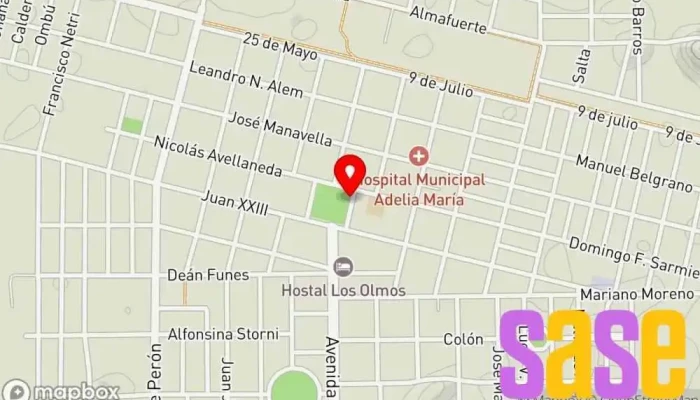 mapa de LUMITEC Electricidad & iluminación  en Adelia María