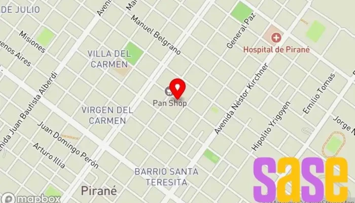 mapa de Luz Y Mar Polirrubros Comercio en Pirané