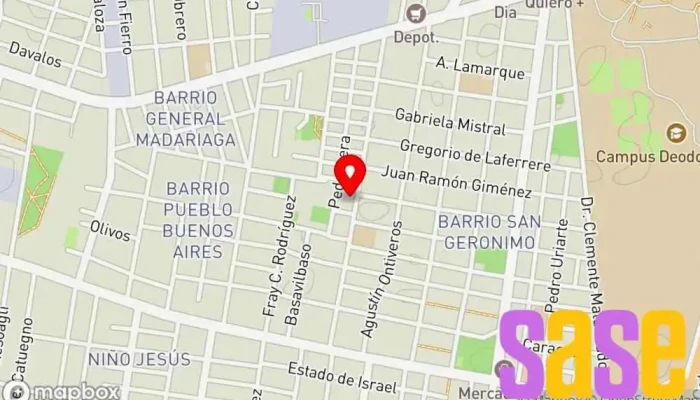 mapa de Luzin S.R.L. Tienda de electricidad en Corrientes
