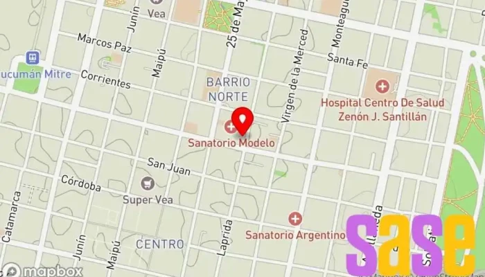 mapa de LV12 Radio Independencia Emisora de radio en San Miguel de Tucumán