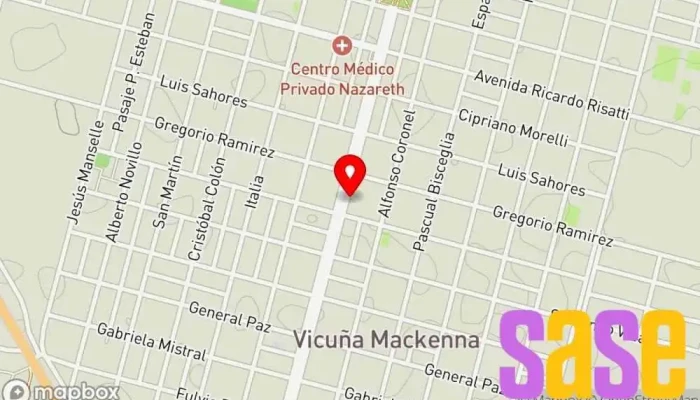 mapa de mackennacell Tienda de móviles en Vicuña Mackenna