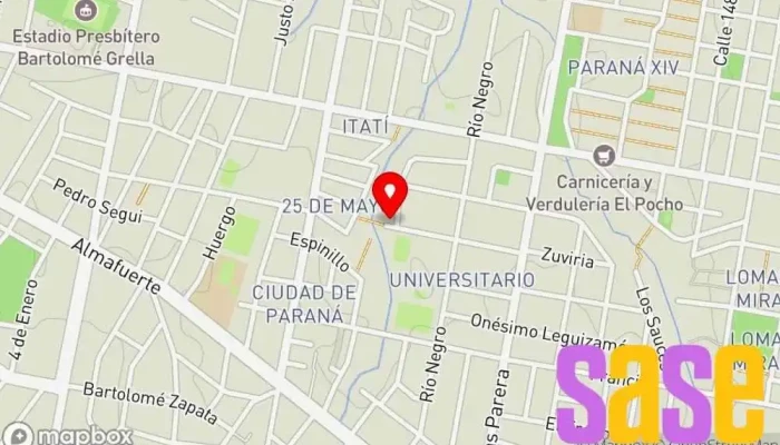 mapa de Macroelectrónica Servicio de reparación de televisores en Paraná