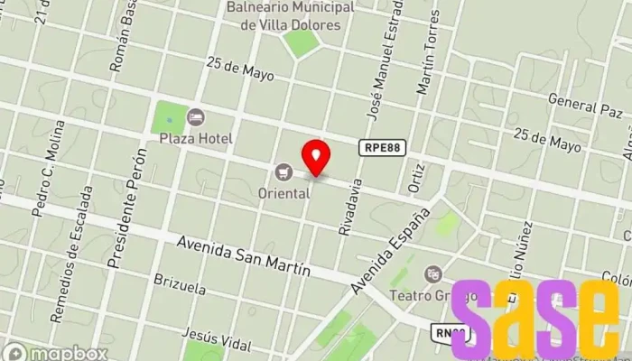 mapa de Magin – Electricidad e iluminación [Sucursal F. Erdman] Tienda de iluminación, Tienda de electricidad en Villa Dolores
