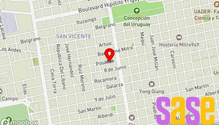 mapa de Magri Repuestos Tienda de repuestos para automóviles en Concepción del Uruguay