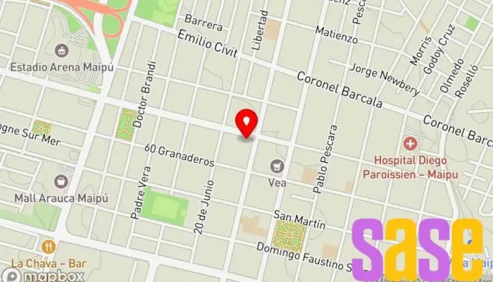 mapa de Maipu Electronica Tienda de electrónica en Maipú