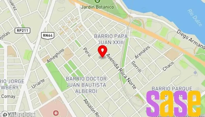 mapa de Maria a lopez Emisora de radio en Santiago del Estero