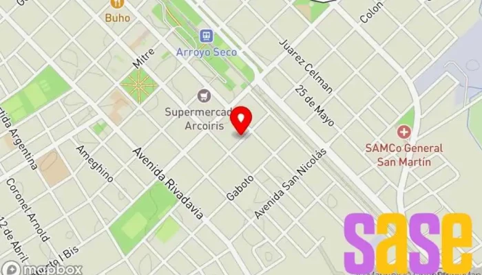 mapa de Mastrangelo Productos Eléctricos S.A. Tienda de electricidad, Tienda de iluminación en Arroyo Seco
