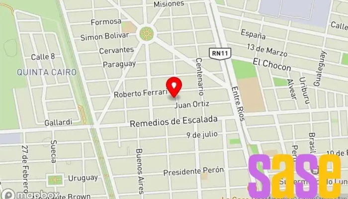 mapa de Materiales Eléctricos Bazán Tienda de electricidad en Cap. Bermúdez